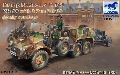 Krupp Protze Kfz.69 L2 H143 & 3.7cm PaK 36 1/35