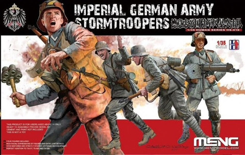 Imperial German Stormtroopers WWI 1/35