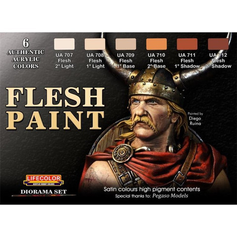 Flesh Painting set (6 colors)