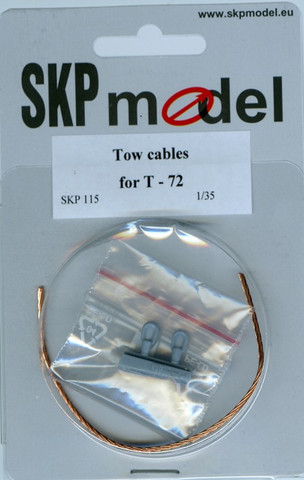 Tow cables for T-72 MBT (1 kpl) 1/35