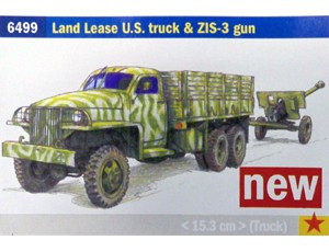 LAND LEASE U.S. TRUCK & ZIS-3 GUN 1/35