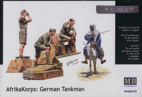 Deutsches Afrika Korps German Tankmen 1/35