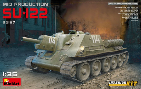 SU-122 Middle Production (with Interior Parts) 1/35