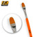 Weathering brush rounded tip