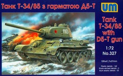 T-34/85 with D5-T Gun 1/72