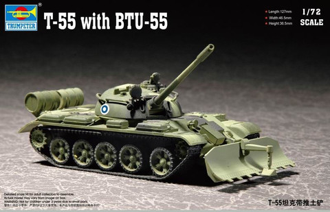 T-55 WITH BTU-5 1/72