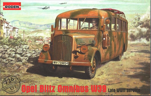 Opel Blitz Omnibus model W39 (late WWII service) 1/72