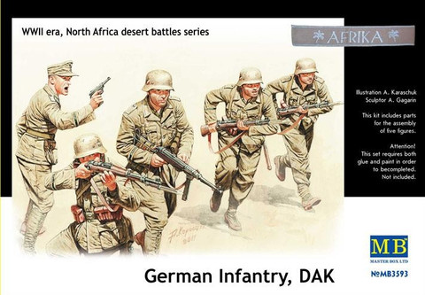 German Infantry DAK Noth Africa 1/35