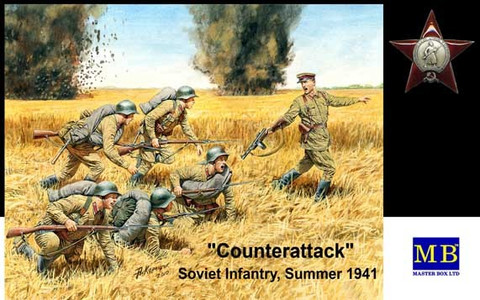 Counter Attack Soviet Infantry, Summer 1941  1/35