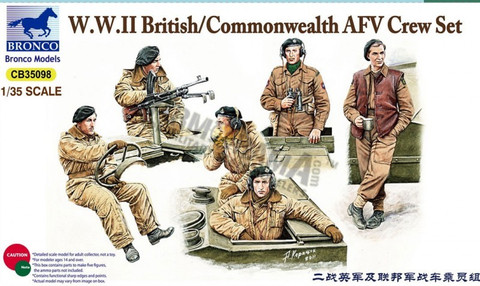 British/Commonwealth AFV Crew Set 1/35