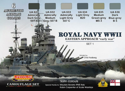 Royal Navy Color Set 1 (6 X 22ml)