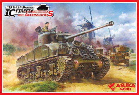 Sherman IC Firefly Composite Hull With Accessories 1/35