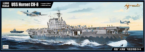 USS Hornet CV-8 Yorktown Class Aircraft Carrier 1/200