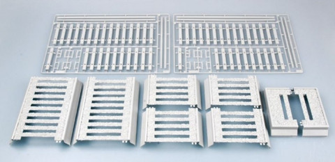 German RAILWAY TRACK SET 1/35