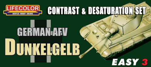 German AFV Dunkelgelb Contrast & Desaturation set
