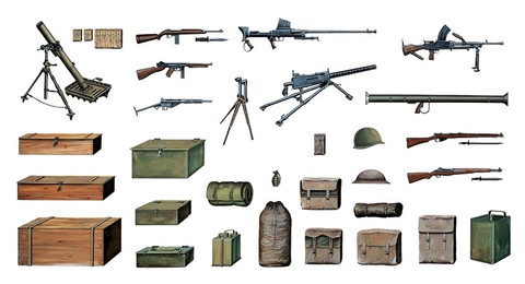 Accessories and Guns 1/35