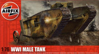 British Tank Mk.I ”Male” WW I 1/72