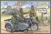 BMW R12 with sidecar (military version) 2 in 1 1/35