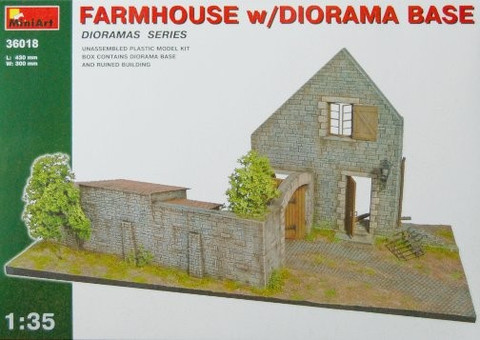 Farmhouse with Diorama Base 1/35