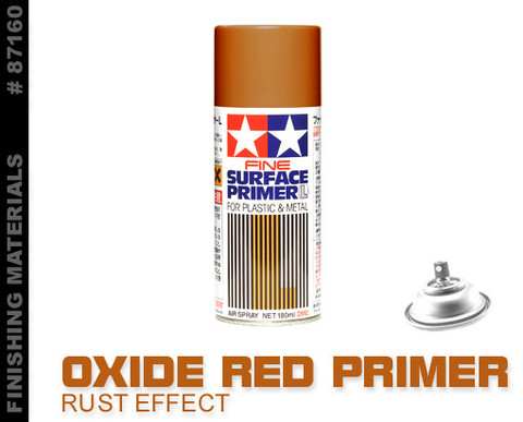 Fine Surface Primer Oxide Red (Large 180ml)