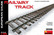 Railway Track Section (European Gauge) 1/35