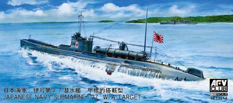 Japanese Submarine I-27 W/A Target 1/350