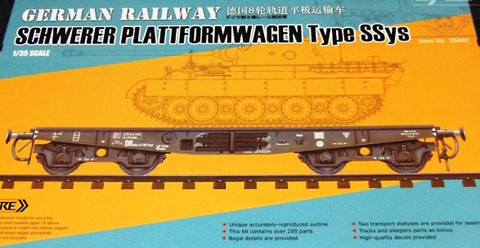 German Schwerer Plattformwagen Ssys & Metal Wheels 1/35