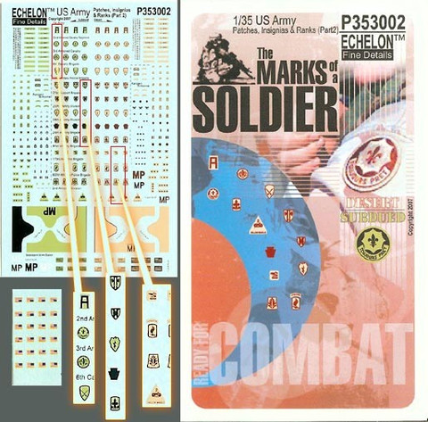 US Army Patches, Insignias & Ranks (Part2) 1/35