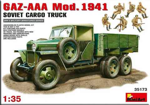 Gaz AAA SOVIET Soviet Gargo Truck Model 1941 1/35