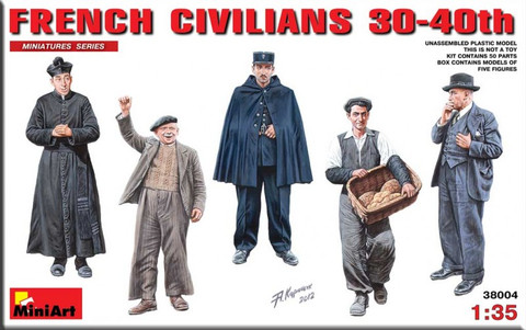 French Civilians '30s - '40s 1/35