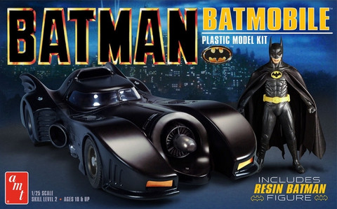 Batman 1989 Batmobile with Resin Batman Figure 1/25