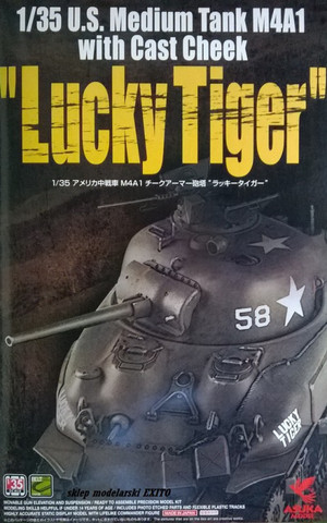 M4A1 Sherman with Cast Cheek ”Lucky Tiger” 1/35