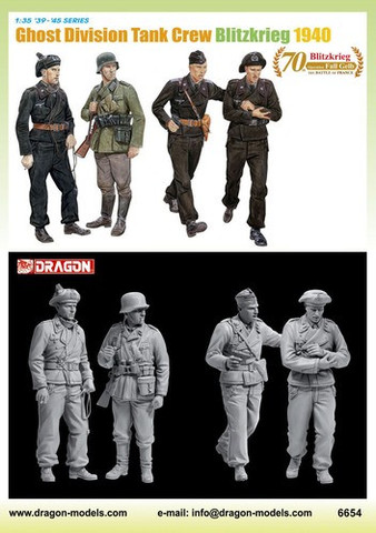 Ghost Division Tank Crew Blitzkrieg 1940 1/35