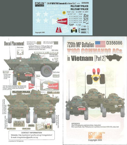 720th MP Btn V100 Commandos in Vietnam (pt2) 1/35