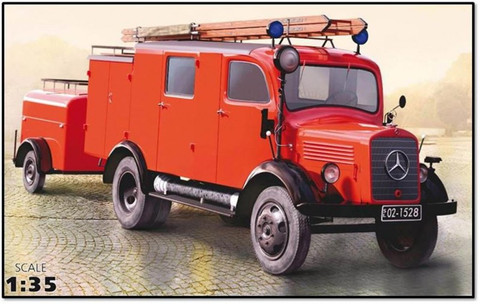 Mercedes L1500S LF8 WWII German Light Fire Truck 1/35