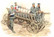 Road to the rear! - 5 German soldiers with cart 1/35