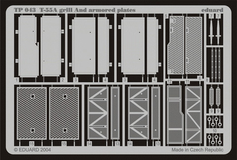 T-55A Grills and Armor Plates