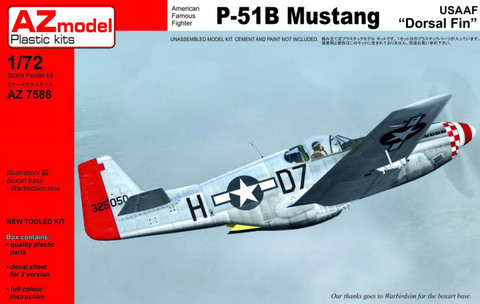 North-American P-51B Mustang ”Dorsal Fin USAAF” 1/72