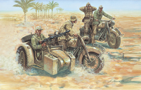 German Military Motorcycles 1/72