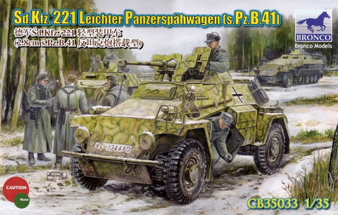 SdKfz 221 Leichter Panzerspähwagen (s.Pz.B.41) 1/35