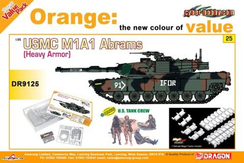 USMC M1A1 Abrams HA (Bonus U.S. Tank Crew) 1/35