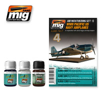 WWII Pacific US Navy Airplanes Weathering Set