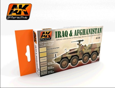 Iraq & Afganistan Paint set (kuusi väriä)