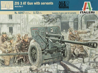 Soviet ZiS-3 Anti Tank Gun with crew 1/72