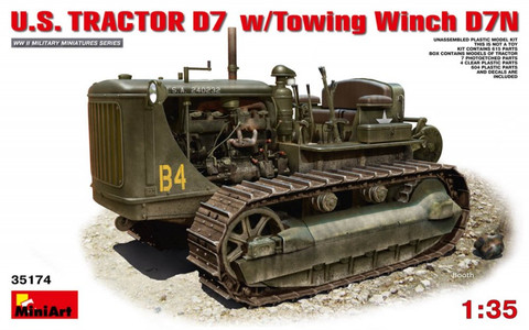 U.S. Tractor D7 with Towing Winch D7N 1/35
