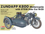 Zundapp K800 Motorcycle with Steib Sidecar Nr28 1/35