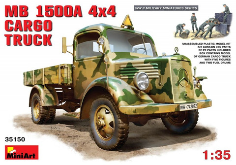 MB L1500 A 4 X 4 Cargo Truck 28€ 1/35