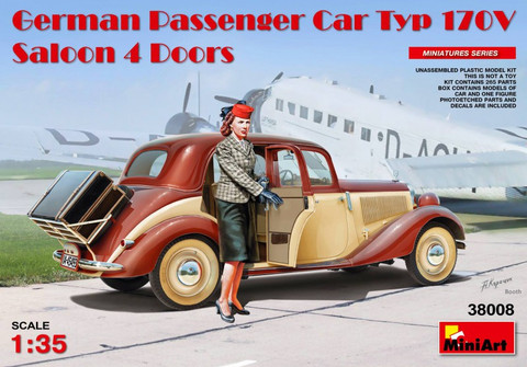 German Passenger Car Typ 170V Saloon 4 Doors 1/35