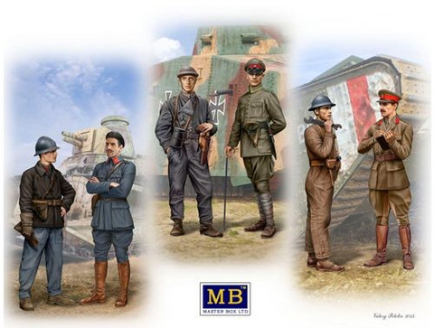 Tankmen of WWI Era 1/35