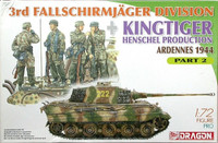 3rd Fallschirmjager Division + Kingtiger Henschel Production Part 2 1/72